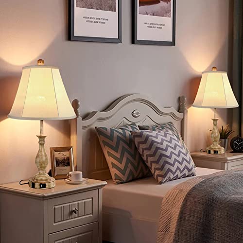 Farmhouse Table Lamp Touch Control 3
