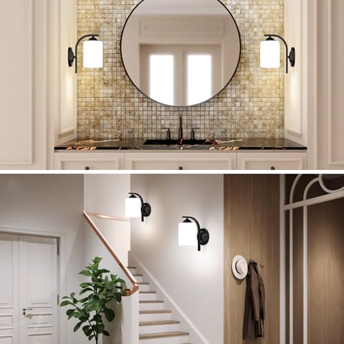 Black Wall Sconces Lights for Bathroom