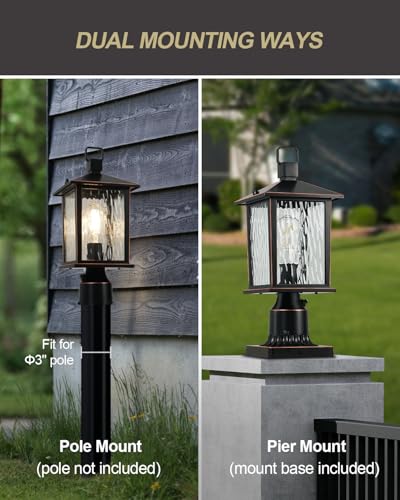 Dusk to Dawn Outdoor Post Light