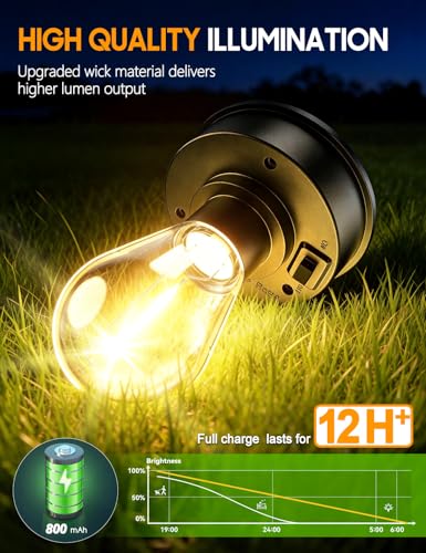 Metal Solar Lanterns Outdoor Waterproof (4 Count)