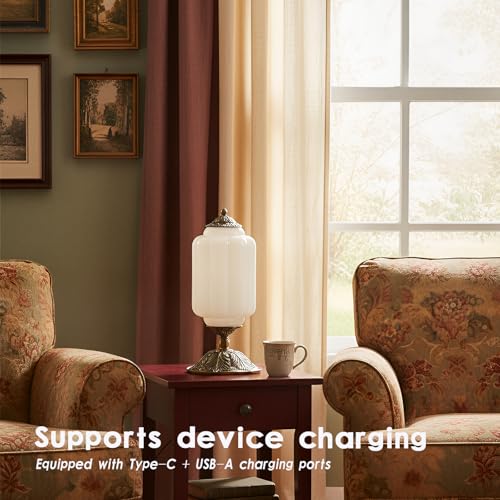 Vintage Touch Bedside Table Lamp