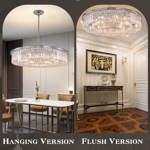 Crystal Chandelier Chrome 18