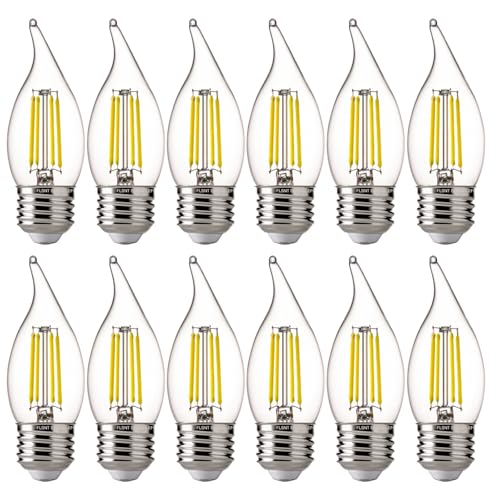 LED Chandelier Edison Bulbs 5000K Daylight (12 Count)