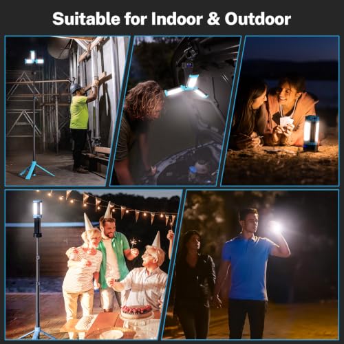Rechargeable 10000mAh Camping Light with Stand