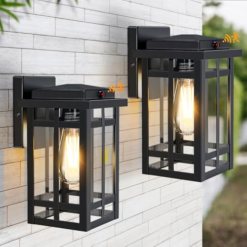 Motion Sensor Outdoor Wall Light Fixtures (2 Count)