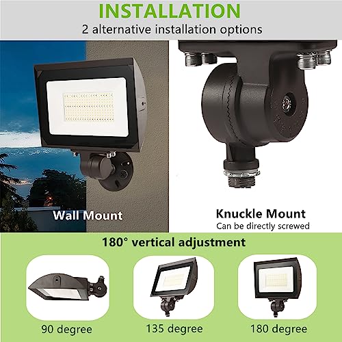 150W Outdoor LED Flood Light with Plate