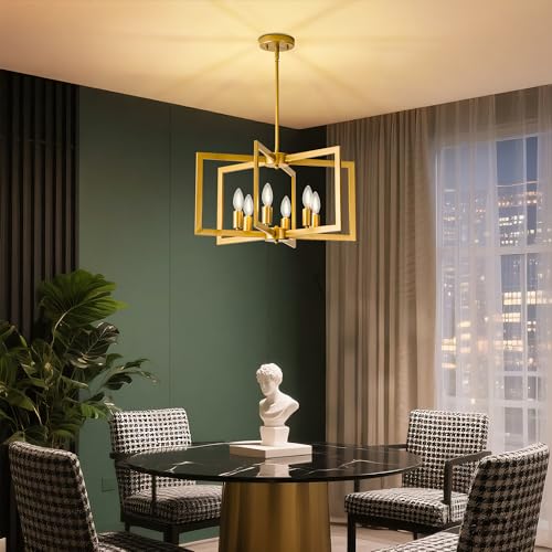 Modern Gold Chandeliers for Dining Room