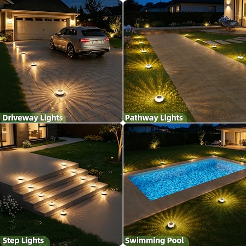 Mini Solar Ground Lights Outdoor (16 Count)