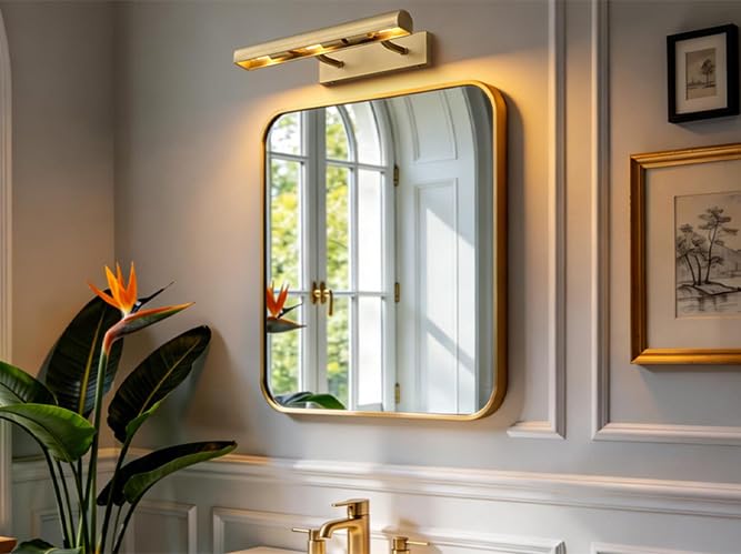 18 inch Hardwired Picture Light Brass Picture Light for Wall