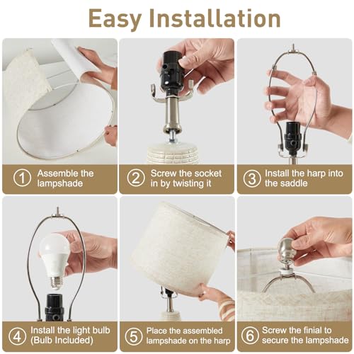 Rattan Table Lamps Set of 2 (2 Count)