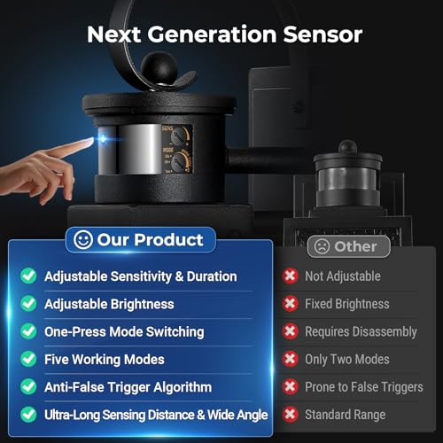 Outdoor Porch Light with Outlet (2 Count)