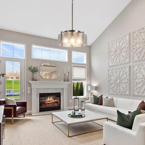 Nickel Chandelier for Dining Room Light Fixture