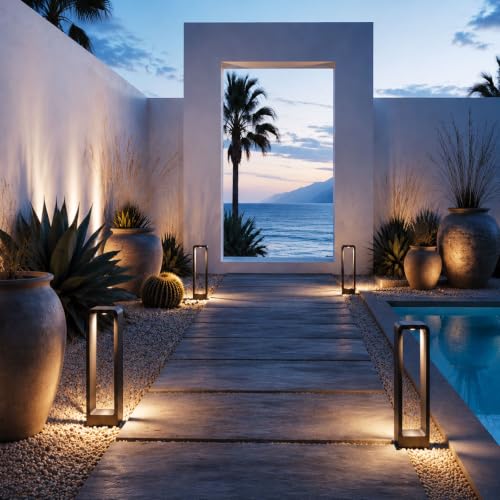 Solar Pathway Lights Outdoor Garden Lights Bright Solar Lights Waterproof for Backyard Patio Walkway Landscape