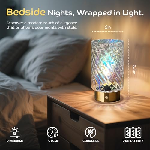 Battery Operated Table Lamp with Timer
