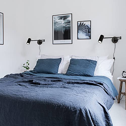 2 Pack Plug in Wall Sconce (2 Count)