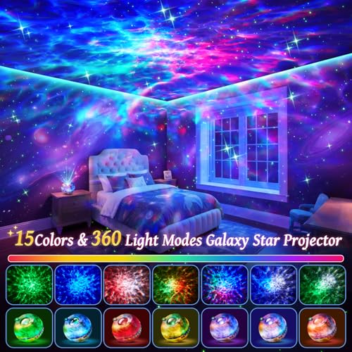 Galaxy Projector Whimsy Celestial Decor Dorm College Lamp