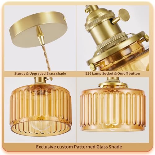 2 Pack Industrial Pendant Lighting (2 Count)