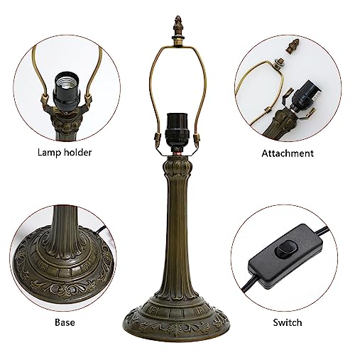 Tiffany Style Stained Glass Table Lamp Chrysanthemum Table Lamp Bedroom Bedside Lamp Living Room Dining Room Office Decoration Desk Lamp Home Decoration Creative Gift