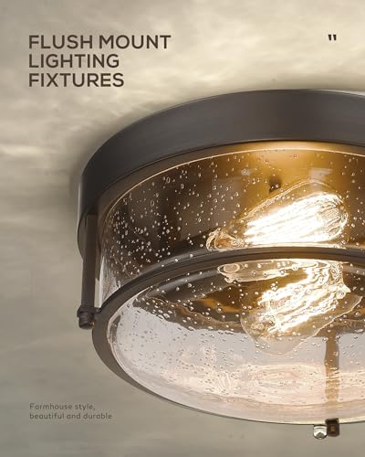 Farmhouse Flush Mount Ceiling Light