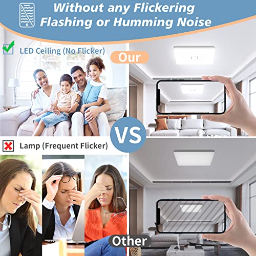 LED Flush Mount Ceiling Light (2 Count)