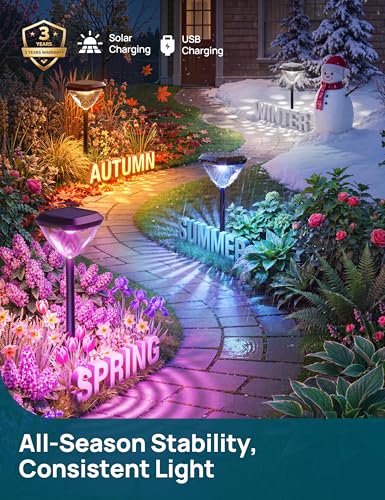 Smart Solar Pathway Lights SP6 (4 Count)