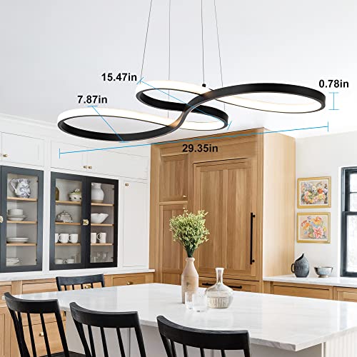 Modern LED Chandelier Dining Room Pendant Light