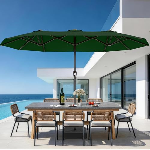 15FT Outdoor Patio Umbrella with Crank