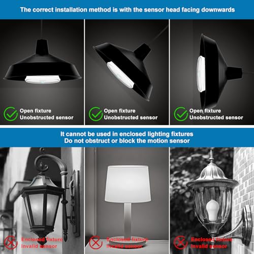 Motion Sensor Light Bulbs (4 Count)