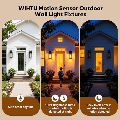 15.78'' Motion Sensor Water Ripple Porch Light (2 Count)