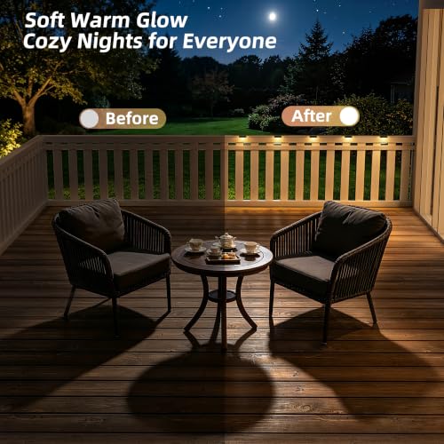 12 Pack Solar Deck Lights Outdoor