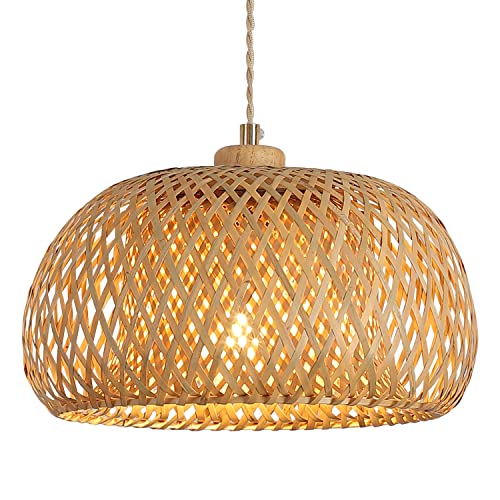 Bamboo Pendant Light Fixture One