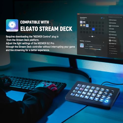 15.5" LED Streaming Key Light