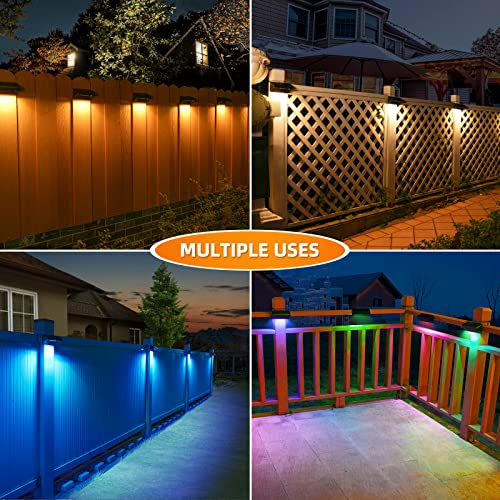 Solar Fence Lights 8 Pack (8 Count)