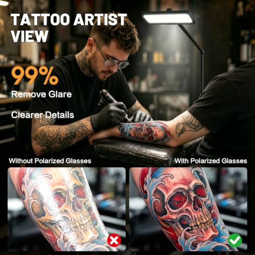 Polarized LED Tattoo Lamp for Tattoo Artists