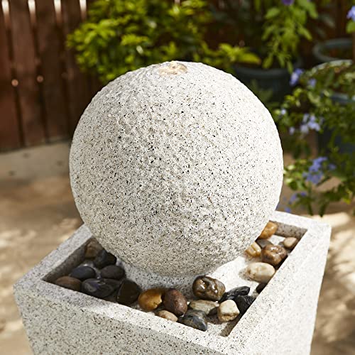 Outdoor Water Fountain with LED Light