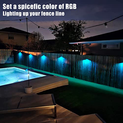 Solar Fence Lights 8 Pack (8 Count)