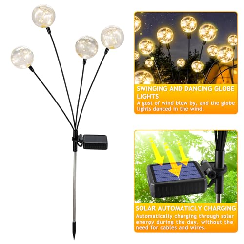 Solar Lights Outdoor Waterproof (4 Count)