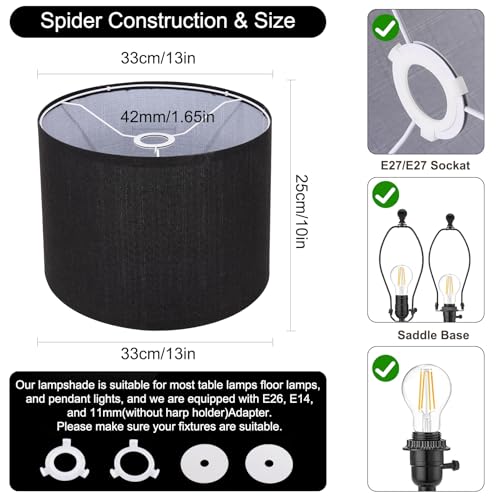 Black Lamp Shade