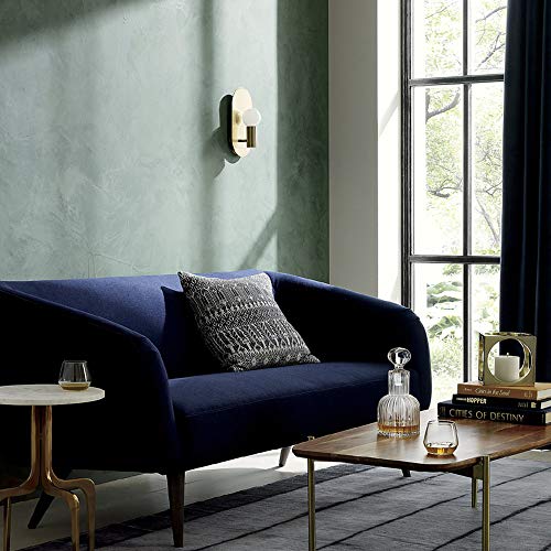 Brushed Gold Wall Lighting Fixtures (2 Count)