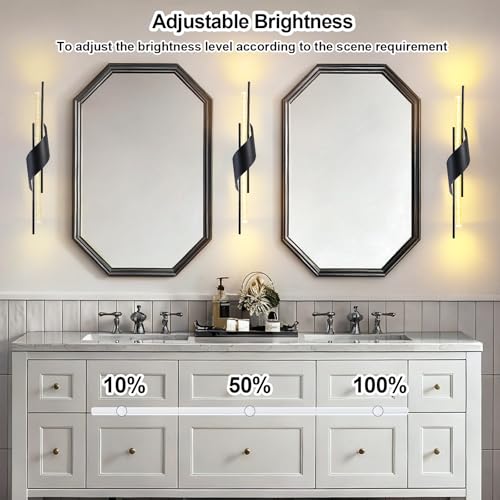 Battery Operated Wall Sconces Set of 2 (2 Count)