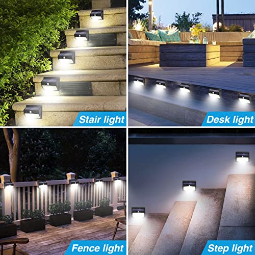 8 Pack Solar Lights Outdoor Motion Sensor with 3 Lighting Modes (8 Count)
