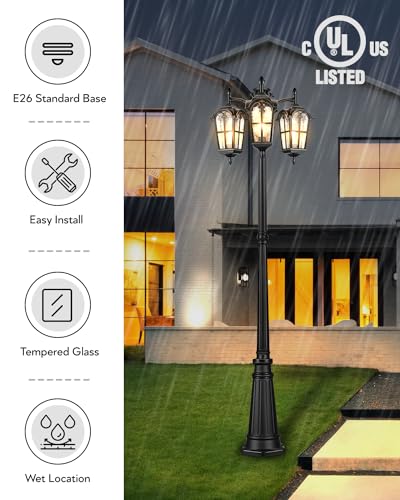 Outdoor Post Lights Dusk to Dawn