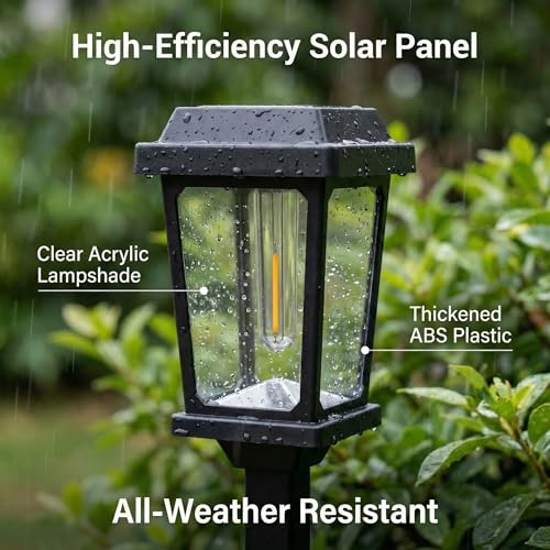 Solar Pathway Lights Outdoor 10 Pack (10 Count)