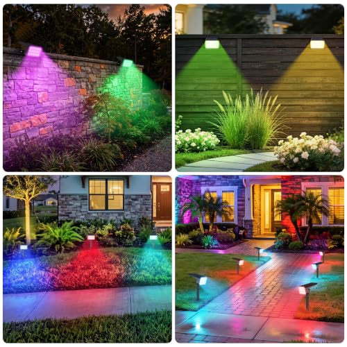 Solar Spot Lights Outdoor (4 Count)