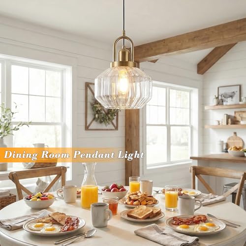 9in Mid Century Modern Pendant Light