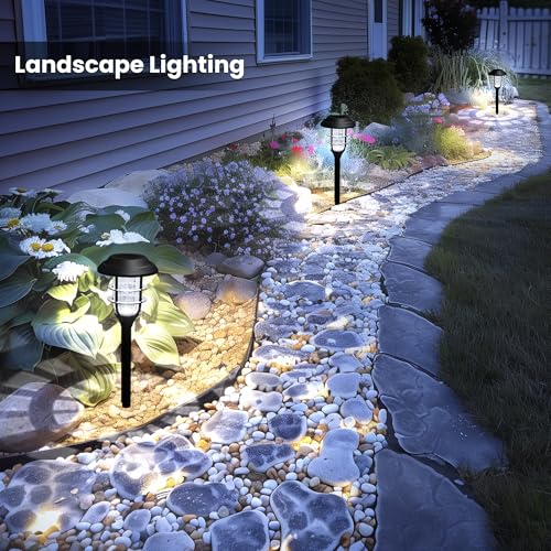 Solar Pathway Lights Waterproof Outdoor Lighting (12 Count)