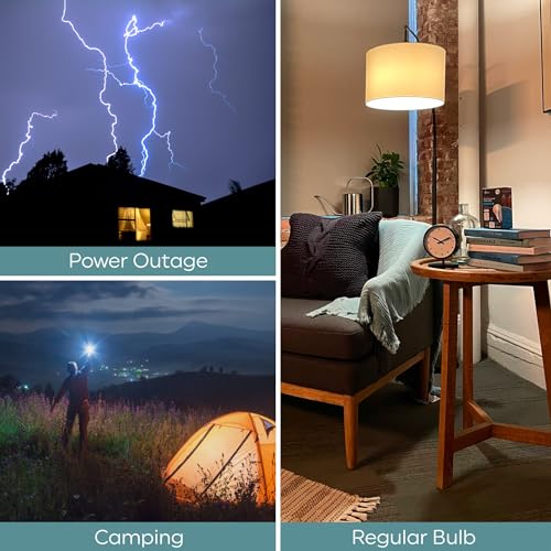 Lighting LED+ BR30 Battery Backup Emergency Light Bulbs (3 Count)