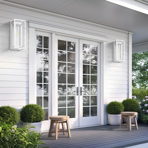 19" Large Outdoor Wall Light Fixtures (2 Count)