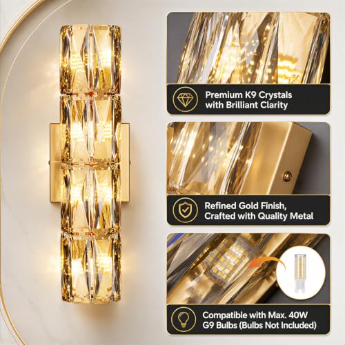 Crystal Wall Sconces Lighting