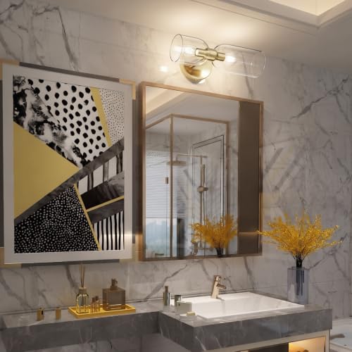 Gold Wall Sconces Set of Two (2 Count)